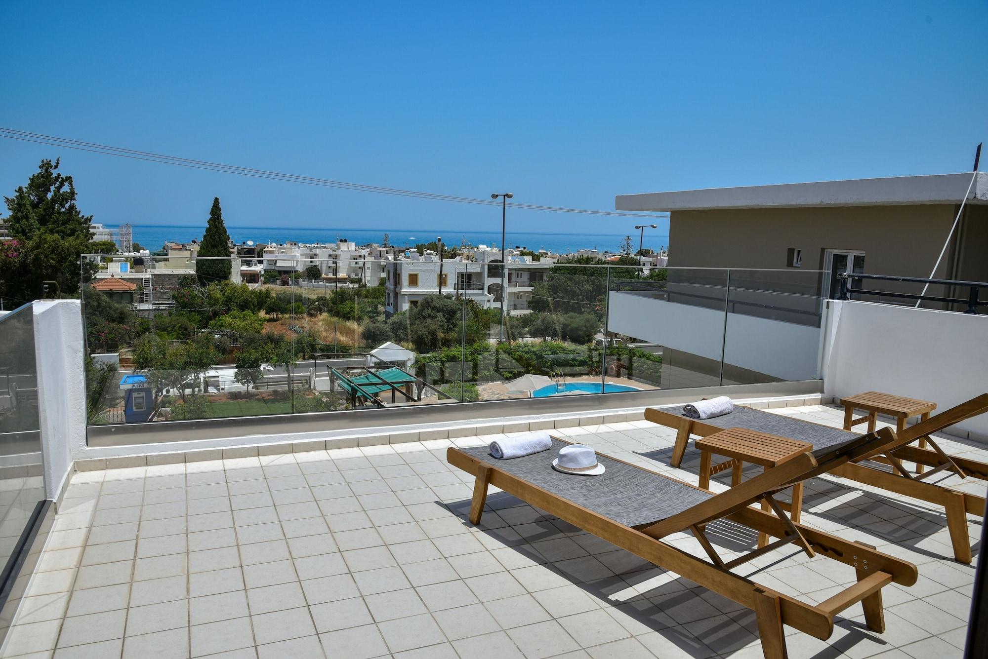 Iraklis Apartments Stalida Exterior foto