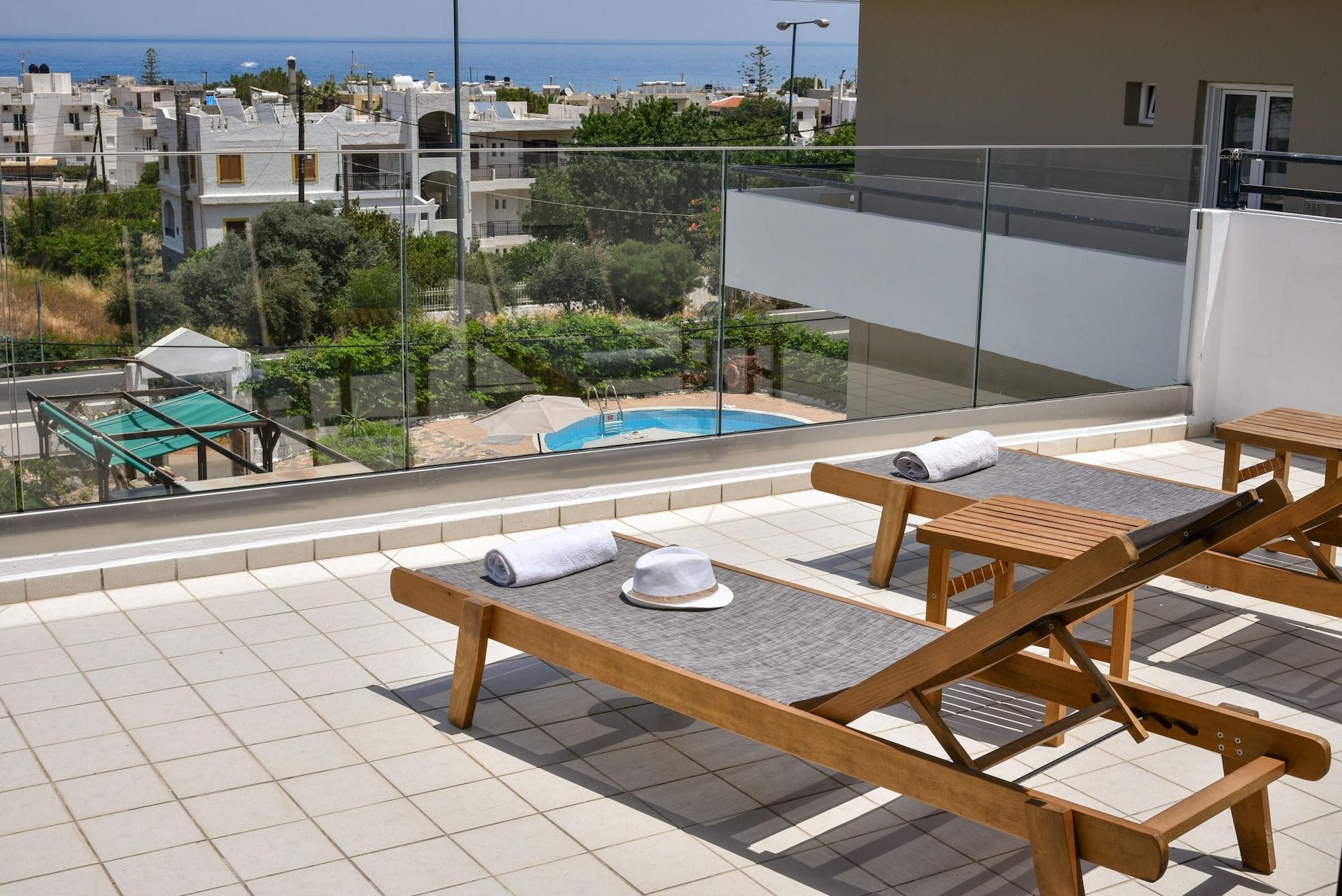 Iraklis Apartments Stalida Exterior foto
