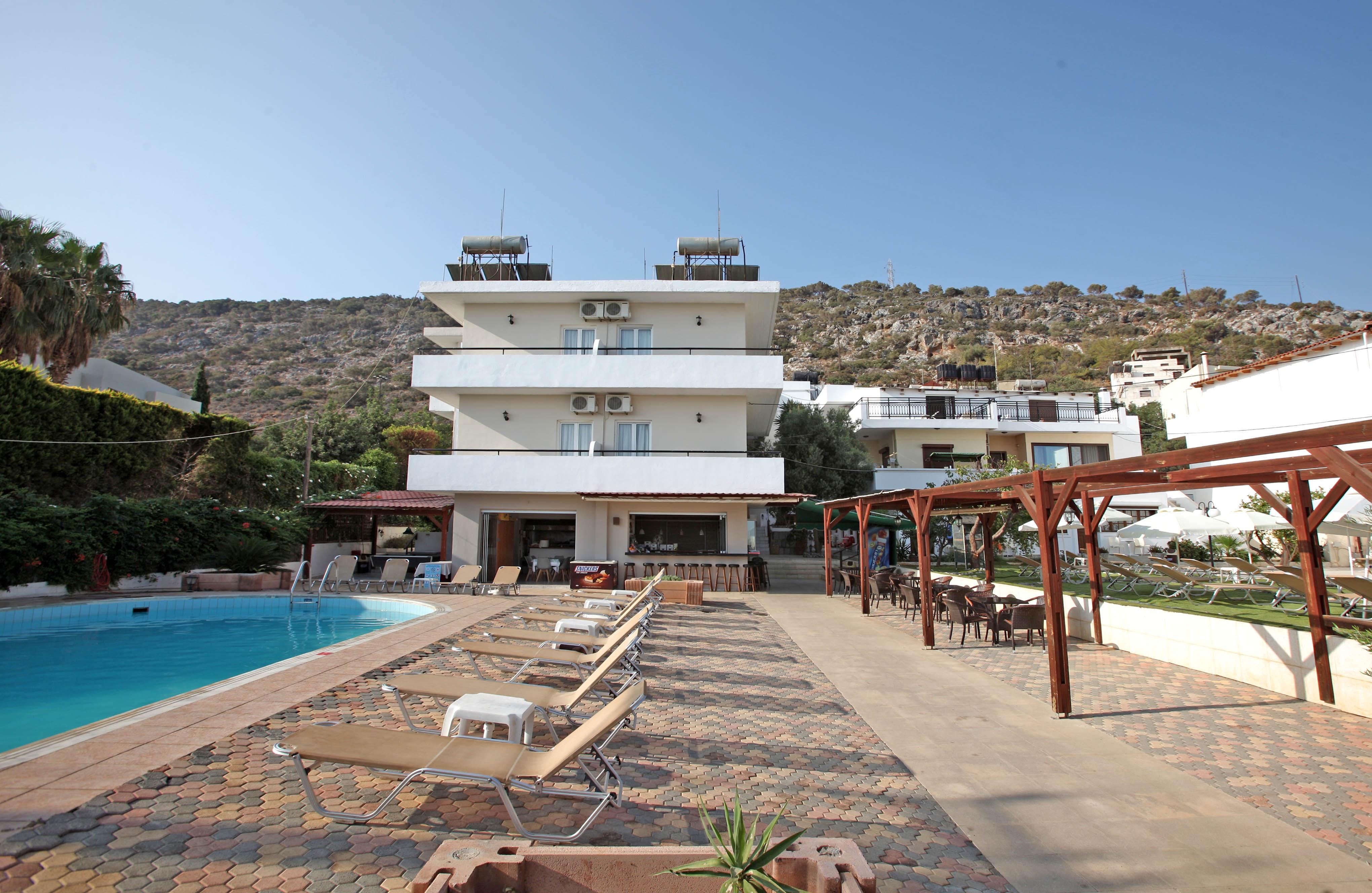 Iraklis Apartments Stalida Exterior foto